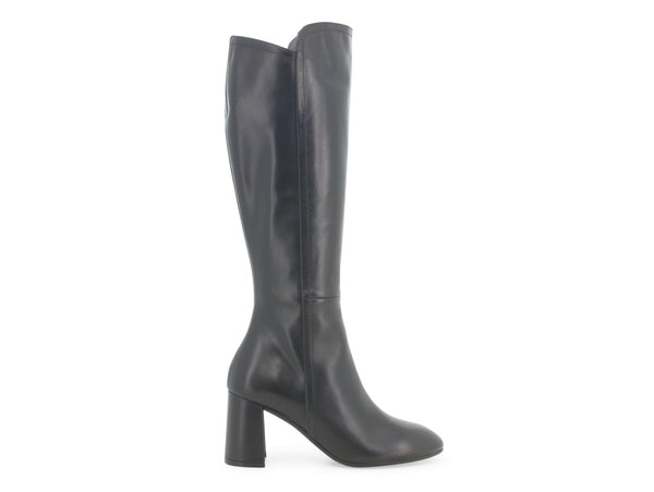 Melluso donna stivali con tacco in pelle nera Z868-218849